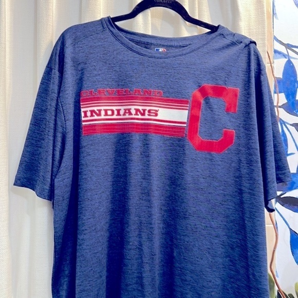 Genuine Merchandise 100% Polyester Cleveland Indians Short Sleeve Shirt Size XL - Picture 4 of 6